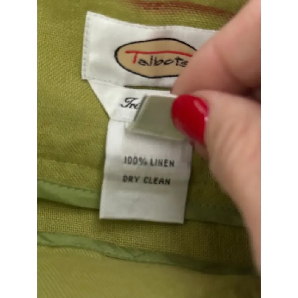 Talbots lime green